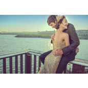 PS高贵优雅外景婚纱照片修图教程