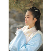 ps怎样把室外美女人物调出唯美的中国风古装人像效果?