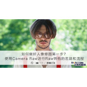 如何做好PS人像修图第一步?使用Camera Raw进行Raw转档的思路和具体流程