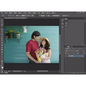 ps怎样给人物图片更换背景颜色?