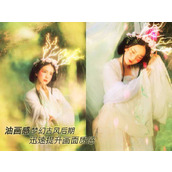 LR+PS后期调出油画质感的梦幻古风人像照片教程