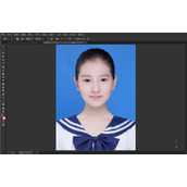 ps怎么给证件照换底色？PS快速把证件照蓝底换红底教程