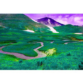 PS如何调整色相和饱和度来美化风景图片？