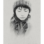 Photoshop教你如何把较暗的人像转为细腻的素描效果