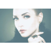 ps怎么给图片添加像素化特效?