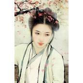 PS大神教你如何把古风汉服美女图片转为水墨风仿手绘效果