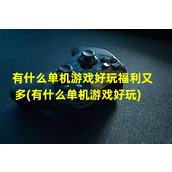 有什么单机游戏好玩福利又多(有什么单机游戏好玩)（有什么单机的游戏）