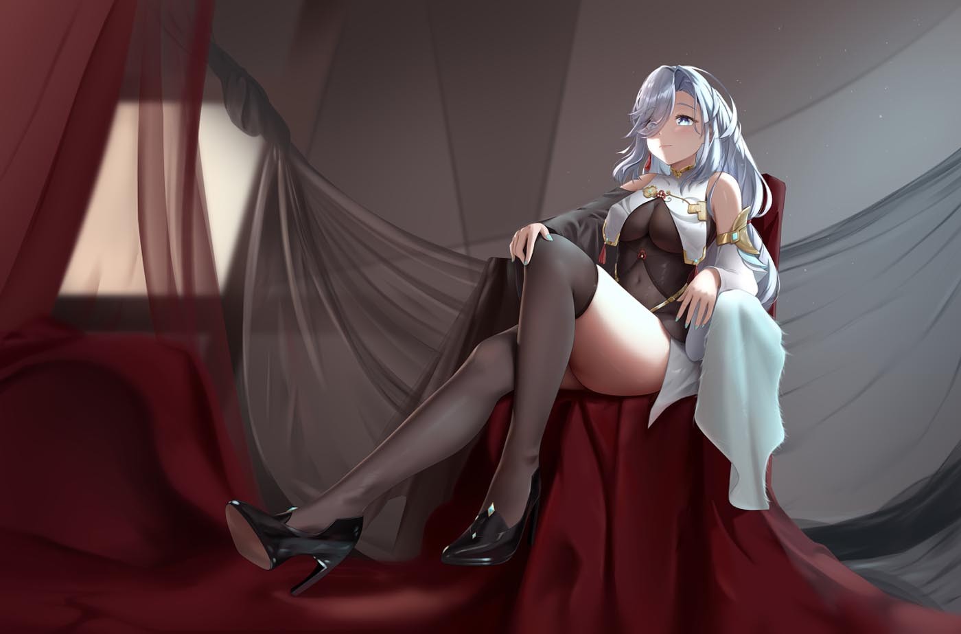 原神申鹤同人极品美图清凉壁纸展示第一弹2023