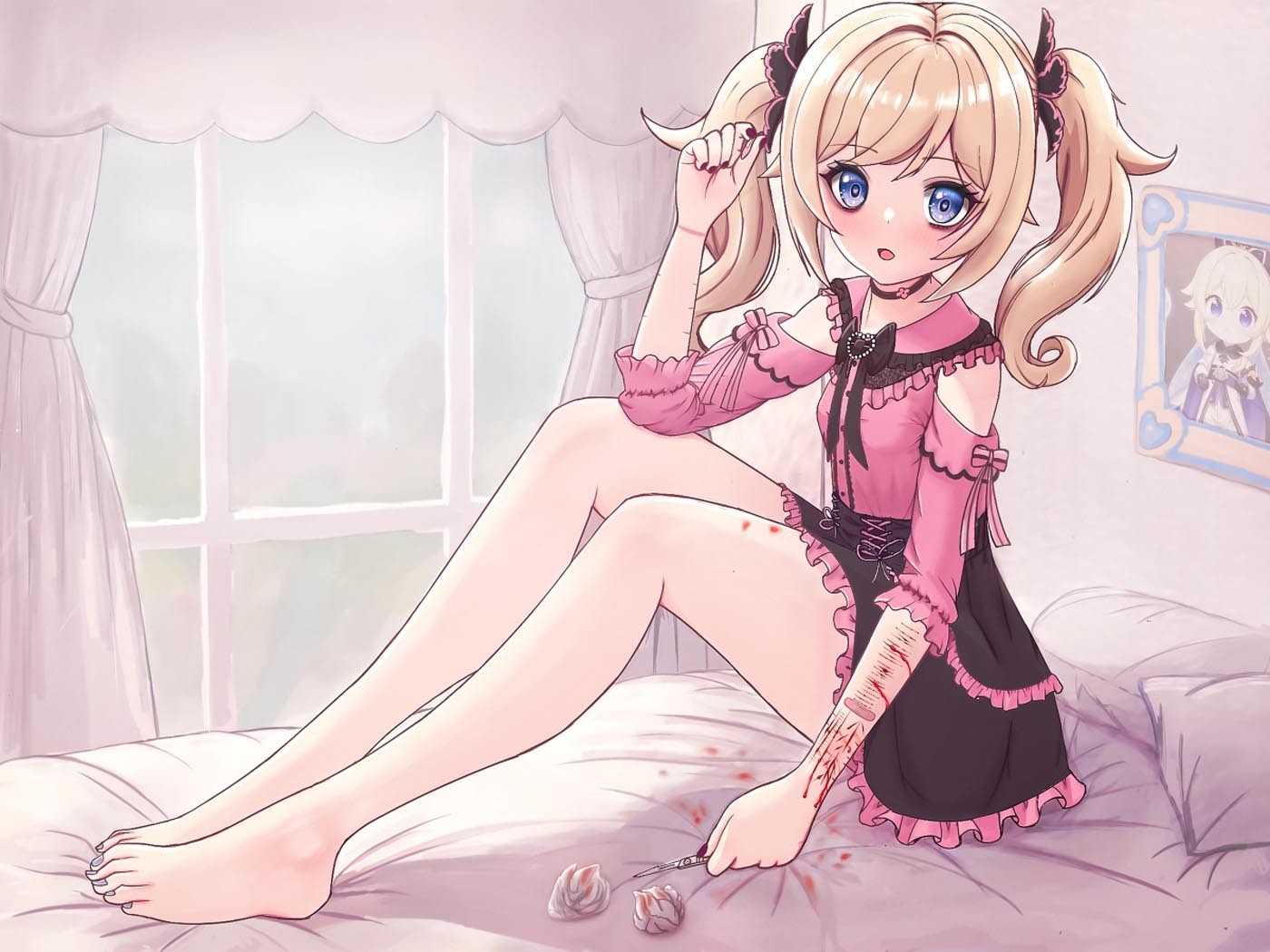 原神芭芭拉同人极品美图清凉壁纸展示第四弹2023