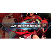 《地下城与勇士》110纯白之息用途介绍