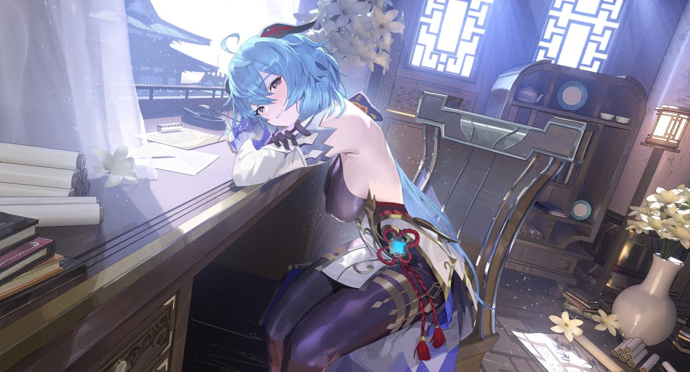 wallpaper原神甘雨性感露背装天堂魅惑插图高清第三弹