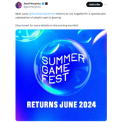 2024年夏日游戏节官宣6月于洛杉矶举办