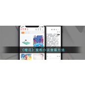 《橙瓜》发布小说查看方法