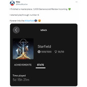 玩家花费135小时达成《星空》全成就