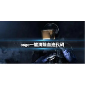 《csgo》一键清除血迹代码介绍