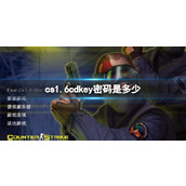 《cs1.6》cdkey密码介绍