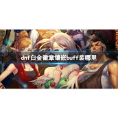 《dnf》白金徽章镶嵌buff装位置介绍