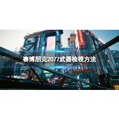 《赛博朋克2077》怎么检视武器？ 武器检视方法