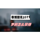 赛博朋克2077往日之影罗刹怎么获得(罗刹获得方法介绍)