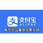 支付宝账号怎么看到完整号码