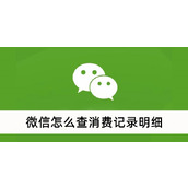 微信怎么查消费记录明细