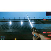 《赛博朋克2077》补牢武士刀和觉比较