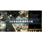 《主权辛迪加‎》配置要求介绍 配置要求高吗？