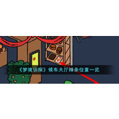 《梦境侦探》候车大厅辣条位置一览