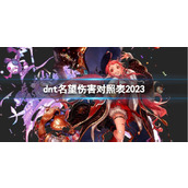 《dnt》名望伤害对照表2023介绍