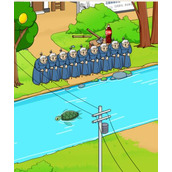 《就我眼神好》奶奶过河怎么过