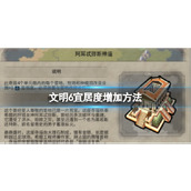《文明6》宜居度增加方法