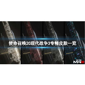 《使命召唤20现代战争3》专精皮肤一览