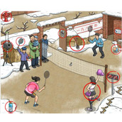 《文字玩出花》怀旧羽毛球通关攻略