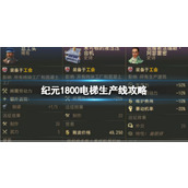 《纪元1800》电梯生产线攻略