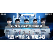 《lol》wbg战队成员名单国籍最新介绍