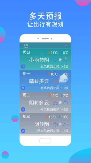 真好天气预报大字