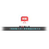 《微脉输入法》更换键盘皮肤方法