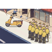 爆梗找茬王外卖大队怎么玩