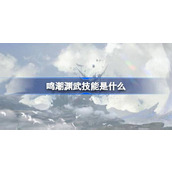 鸣潮渊武技能是什么 鸣潮渊武技能一览