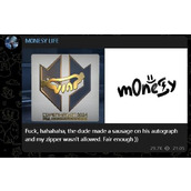 m0NESY：为什么VINI的贴纸能过？我的闪电就不行？