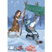 抖音脑力侦探冬日避雪帮助一家人避雪怎么过