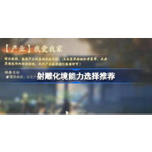 射雕化境能力该怎么选择