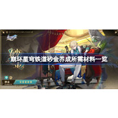 崩坏星穹铁道砂金养成需要哪些材料