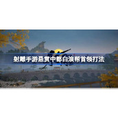 射雕手游悬赏中都白浪帮首领怎么打