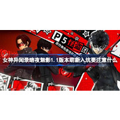 女神异闻录暗夜魅影1.1版本萌新入坑要注意什么