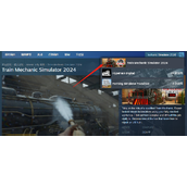 《火车修理工模拟器2024》游戏下载方法