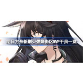 明日方舟新剿灭燃烧街区MVP干员有哪些 明日方舟新剿灭燃烧街区MVP干员一览