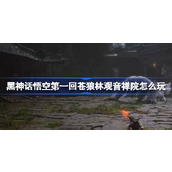 黑神话悟空第一回苍狼林观音禅院怎么玩