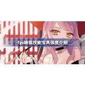 fgo暗狐技能宝具怎么样