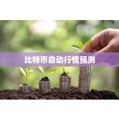比特币自动行情预测